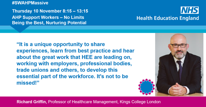 NHSE Workforce, Training and Education – SW (@nhshee_swest) on Twitter photo Join us on Thursday 10 November to celebrate the contribution #AHPSupportWorkers make to care at our #SWAHPMassive virtual event! Register now 👉orlo.uk/BdkMI <a href="/KingsCollegeLon/">King's College London</a> <a href="/rgriffinskill/">Professor Richard Griffin MBE</a> Join us on Thursday 10 November to celebrate the contribution #AHPSupportWorkers make to care at our #SWAHPMassive virtual event! Register now 👉orlo.uk/BdkMI <a href="/KingsCollegeLon/">King's College London</a> <a href="/rgriffinskill/">Professor Richard Griffin MBE</a>