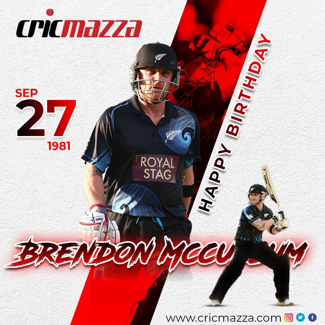 cric_mazza's tweet photo. The man who holds the record for the highest score by a wicketkeeper in the T20Is - 1️⃣2️⃣3️⃣ runs
Happy 4️⃣1️⃣st Birthday, McCullum Brendon! 🎂
#BrendonMcCullum #McCullum #birthday #cricmazza
.
#cricket #england #newzealand #cricmazza #englandcoach https://t.co/HQnhbX9Dza