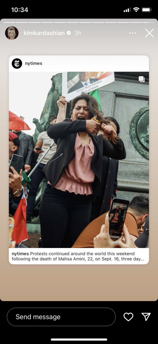 Be the voice of #iran #mahsaamini #KimKardashian