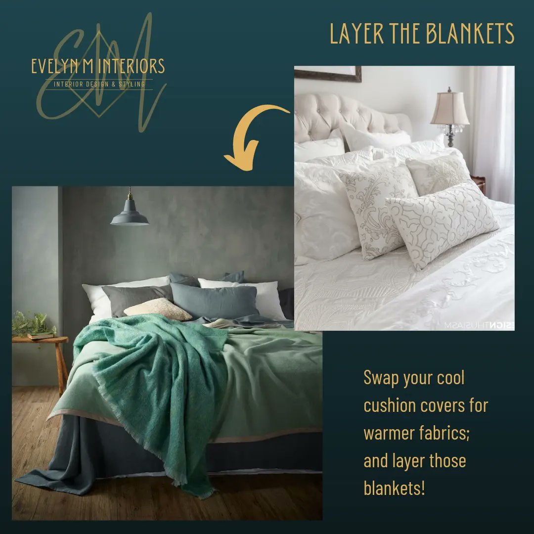 EvieM_Interiors's tweet photo. Keep cosy this autumn...
https://t.co/GXjAn8sf6T
#cosybedroom #autumnblog #autumndecor #bedroomdesign #interiordesign https://t.co/9CjJ4KHaDX