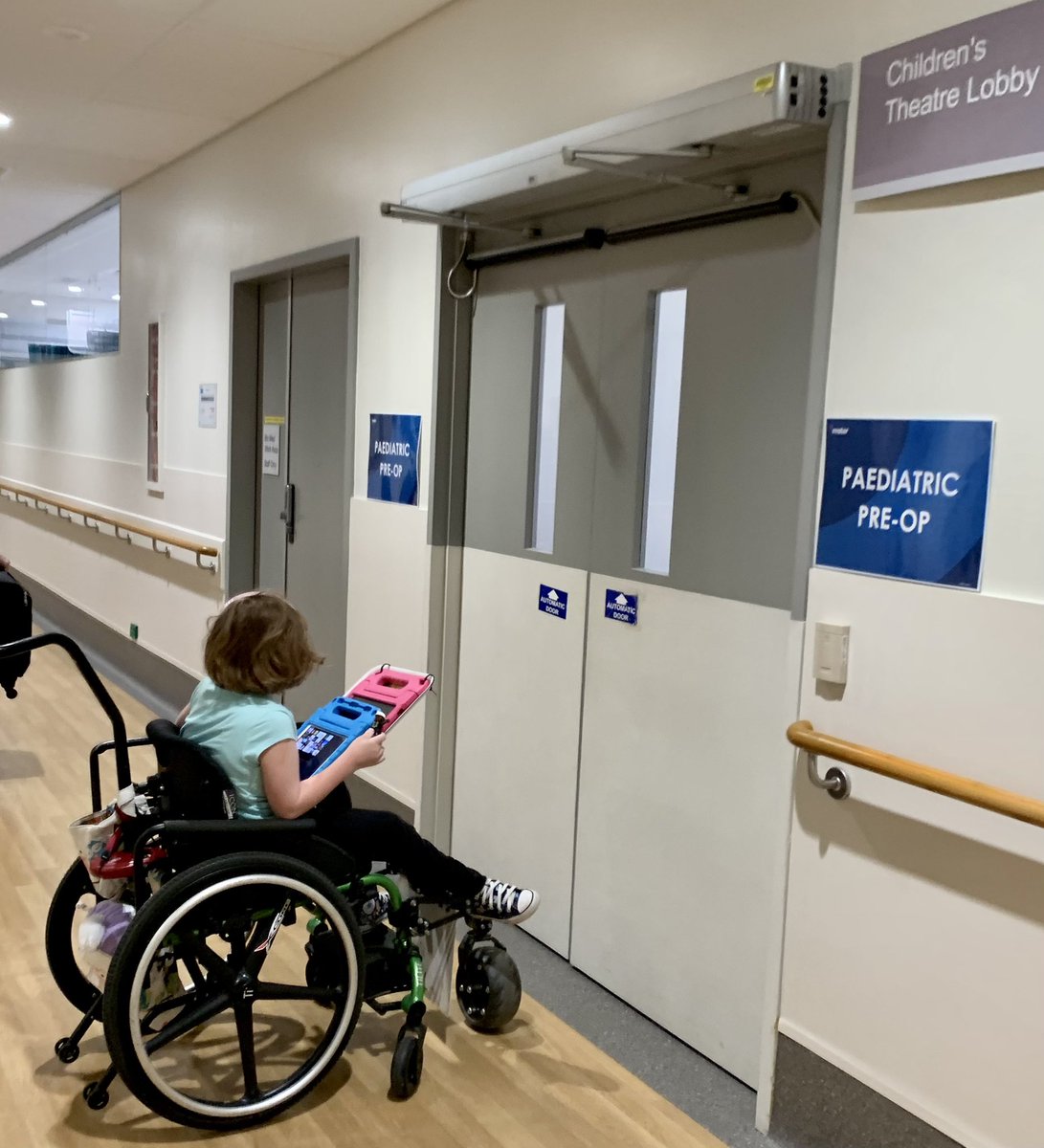 SueTape's tweet photo. When healthcare teams speak to and treat their young patients well over a decade of care with clear communication, the 11 year old knows how the system works and ready to get things underway. #IncludeUsFromTheStart @CIDvoice https://t.co/ODLk1vlvbx