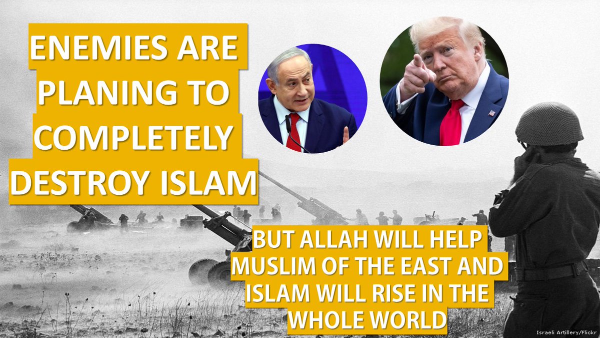 Islamic_Order's tweet photo. @thehill Israel gains more and more allies. And even some Muslim countries also became allies with either USA or Russia. Both superpowers wanted to conquer most of the land. And whichever territory they attained they held onto it firmly. A dream of Muhammad Qasim about World War 3. https://t.co/F78gJ5STTT