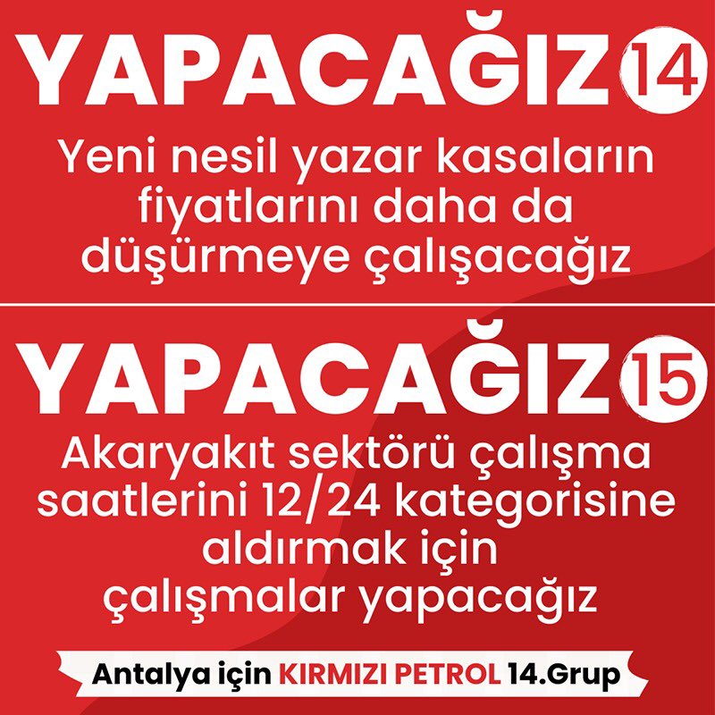 Çalışmalara tam gaz devam 👏🏻👍🏻

Antalya için Kırmızı Petrol 14.Grup⛽️

#14gruppetrolculer
#antalyakırmızıpetrol 
#kırmızı #antalyaiçinkirmizi #birliktengüçlüticarete