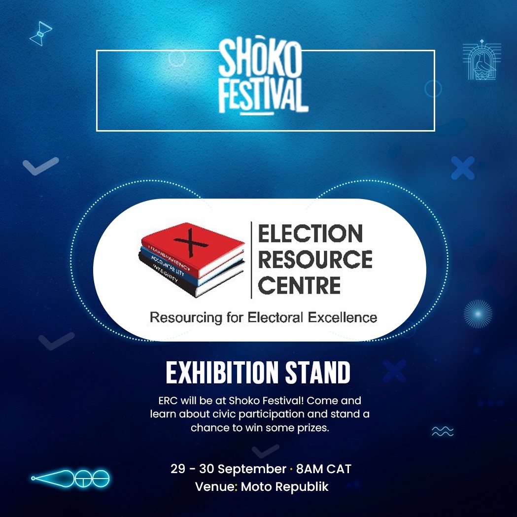 We will be at <a href="/ShokoFestival/">Shoko Festival</a> from the 29th to the 30th of September 2022. Come and have a chat with us and win some prizes. 

#RegisterToVoteZW #ShokoFestival