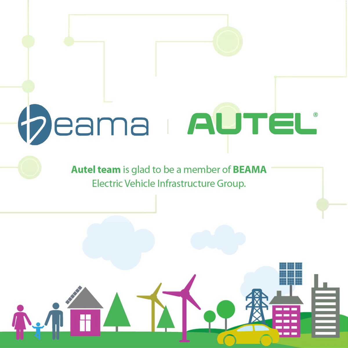 AutelEvcharger's tweet photo. Autel team is glad to announce that Autel is now a member of BEAMA Electric Vehicle Infrastructure Group✨.
#autel #autelenergy #powertheplanet #smartcharging #maxicharger #beama #beamateam #cleanenergy #EV #EVNew #infrastruktur https://t.co/MxERvAbQSe