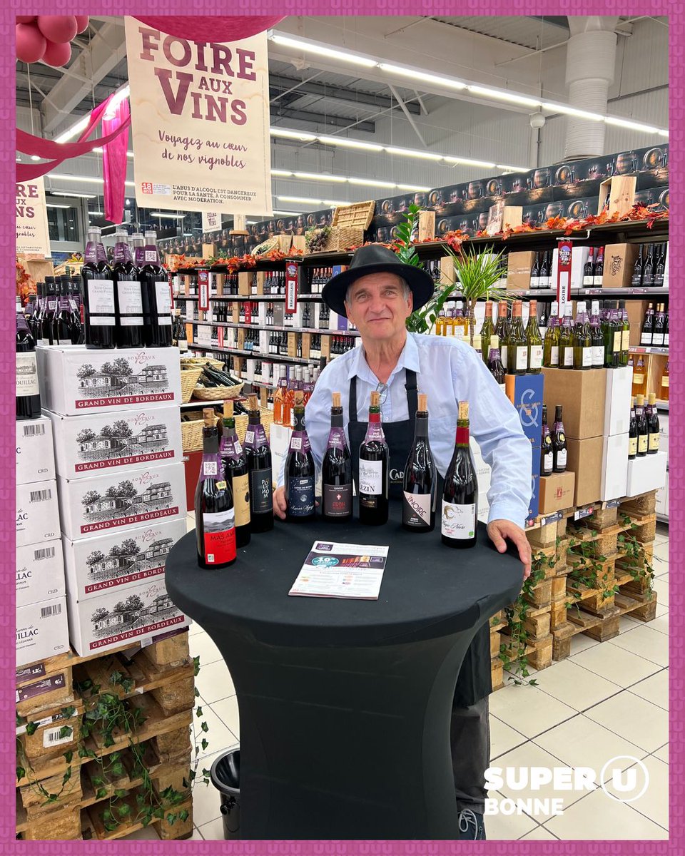 schelcher's tweet image. Top départ de la Foire aux Vins chez @ULesCommercants🍾🍷🍇
Ceux qui me connaissent savent que je n'en bois jamais, mais la sélection cette année vaut le coup d'oeil : les équipes rencontrent toute l'année les viticulteurs dans toute la France pour faire des sélections de qualité