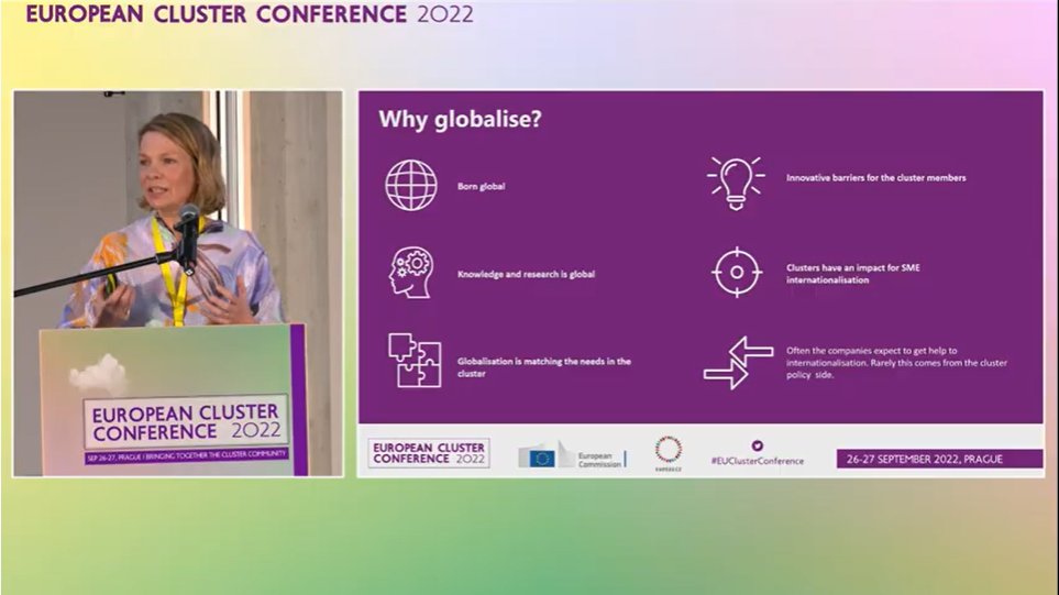 ChingHungLin2's tweet photo. Glad to watch @meret_nielsen's introduction of Internationalization of European SMEs.

#EUClusterConference #tcinetwork https://t.co/ywOJzpvMqK