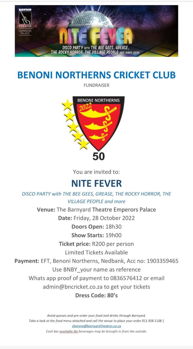 Come and join the North for a night of fun at the Barnyard!