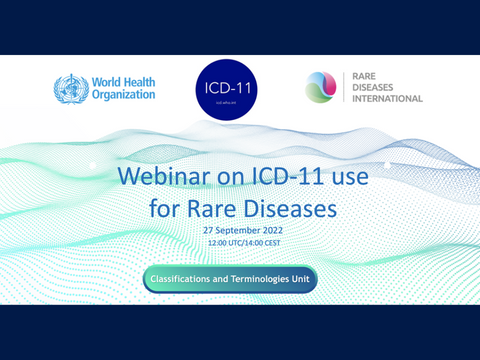 In avirtual event co-organized by <a href="/WHO/">World Health Organization (WHO)</a> and @rarediseasesint, explore the ways that the 11th revision of International Classification of Diseases can be used for rare diseases like GPP and PPP. Join the webinar TODAY! 

Click to learn more: ow.ly/ogrA50KTVO1