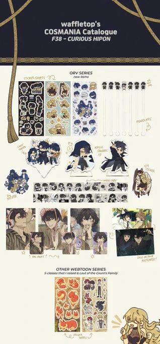 My Catalogue for #CosplayMania2022 ✨for new items <3
Look for us (Curious Hipon) at the Fanfair Area @ F38!

SEE YOU SOON!
#CosManiaFanFair2022 