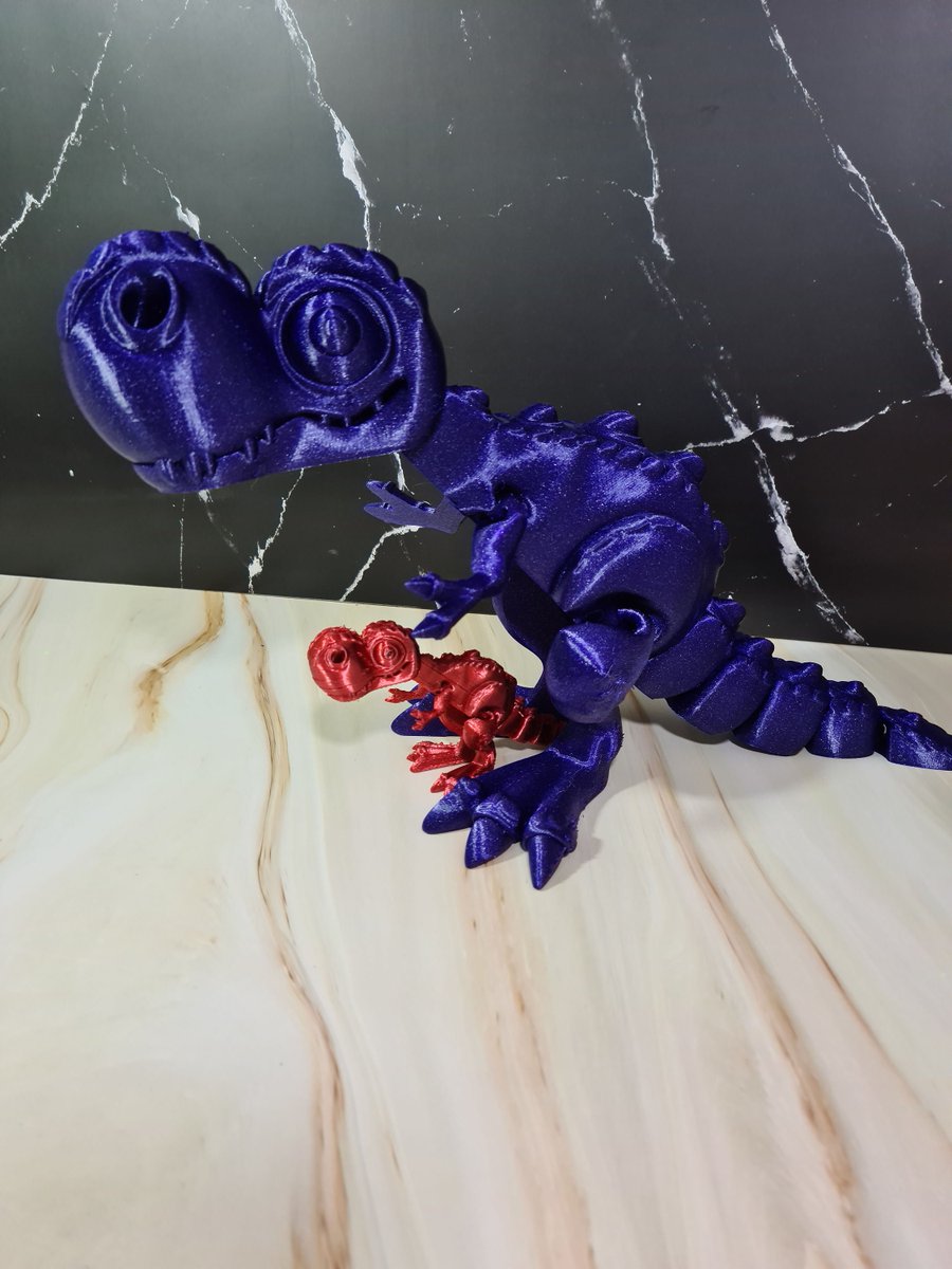 dnddicetowers's tweet photo. Excited to share the latest addition to my #etsy shop: Flexi-Trex - Say hello to Flexi Trex - Available in 2 sizes and a variety of Colours - Amazing Detail - 3D Printed - Posable https://t.co/zQzuWSOeVe #gordoncaterpillar #fleximodel #posable #friendsofalice #retroste https://t.co/VbtYuwmk5e