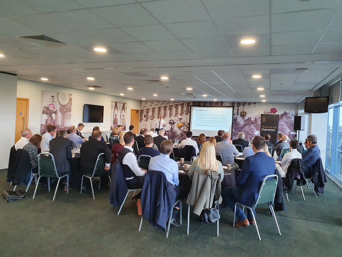 Chartered Breakfast with Mark Goold of <a href="/TheFCA/">Financial Conduct Authority</a> discussing Consumer Duty <a href="/DoncasterRaces/">Doncaster Racecourse</a> <a href="/pfsconf/">Personal Finance Society</a>