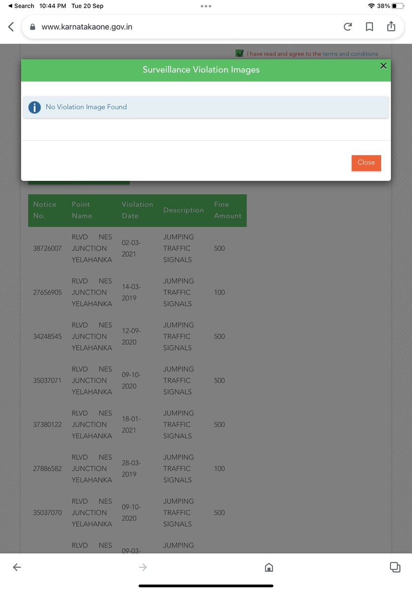 shubhamacharya's tweet photo. @blrcitytraffic I have over 13 Signal Violations at Yelahanka Junction (spanning over 3 years) totalling Rs.5400, while my Two wheeler has NEVER BEEN TO YELAHANKA… never even Left MAHADEVPURA, where I reside. While checking for Digitab violations, there is NO PROOF. Kindly help! https://t.co/WDh0xgdUxS