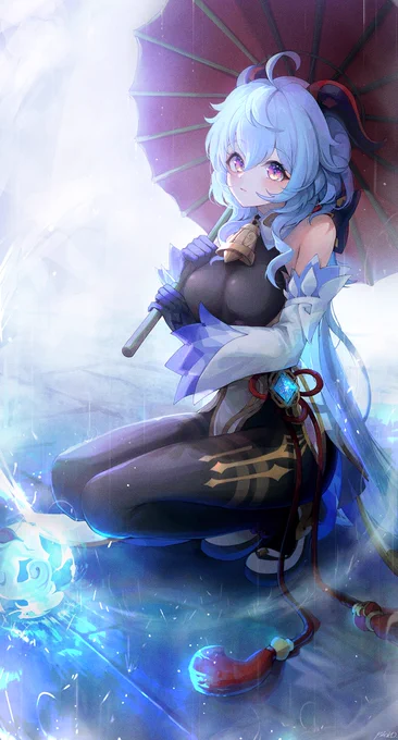 #原神 #GenshinImpact 甘雨と霧雨 