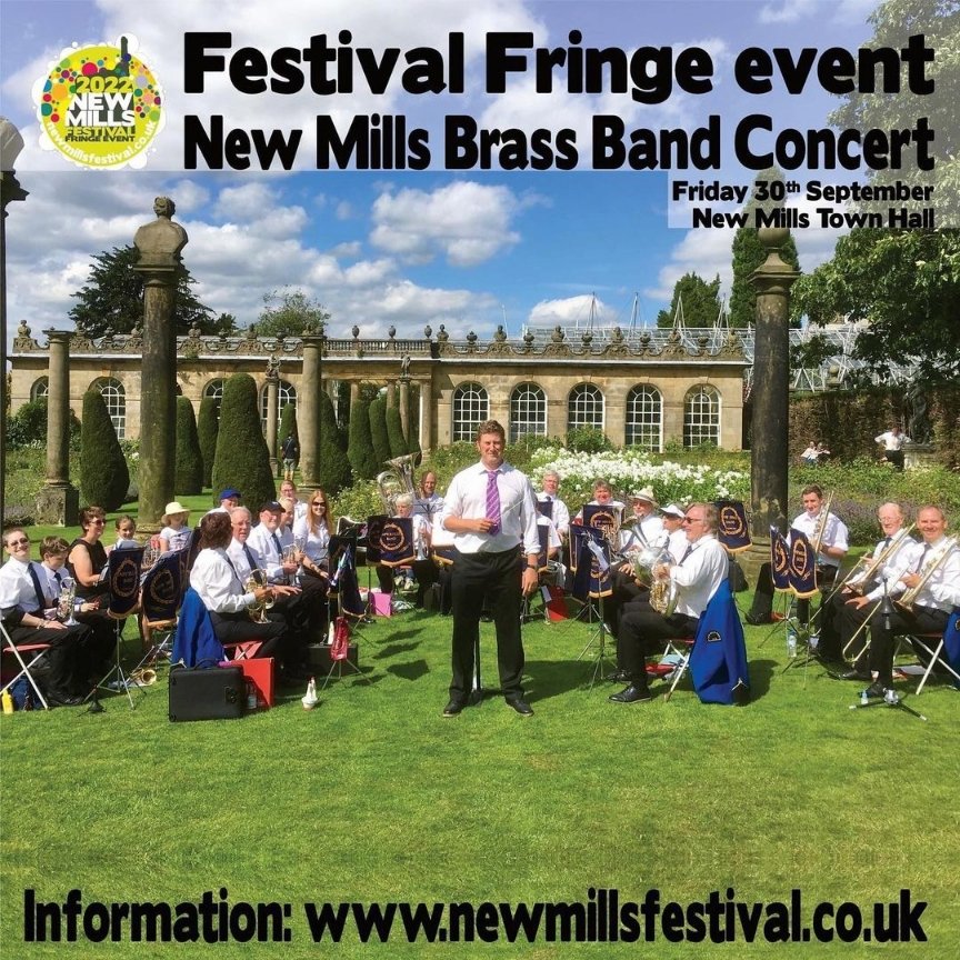 NMFestival's tweet photo. The Festival may be over but there's a Festival Fringe event this Friday. An evening of live &amp; local music for all ages at New Mills Town Hall, performed by New Mills Brass Band with Chapel Male Voice Choir. The concert starts at 7.30pm &amp; FREE to attend (donations are welcomed) https://t.co/MAuNZQIvOG