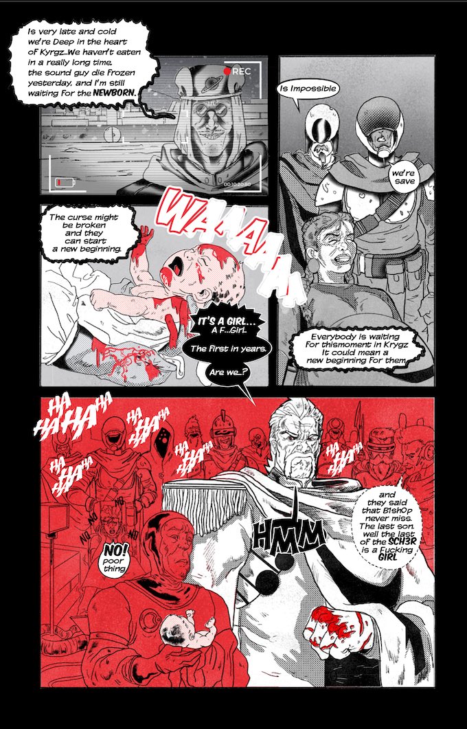 JDabreuh's tweet photo. First page! You can see more about thus comic and support the project https://t.co/T7X7uDKsIx
#comic #Kickstarter https://t.co/J89IStRI5M
