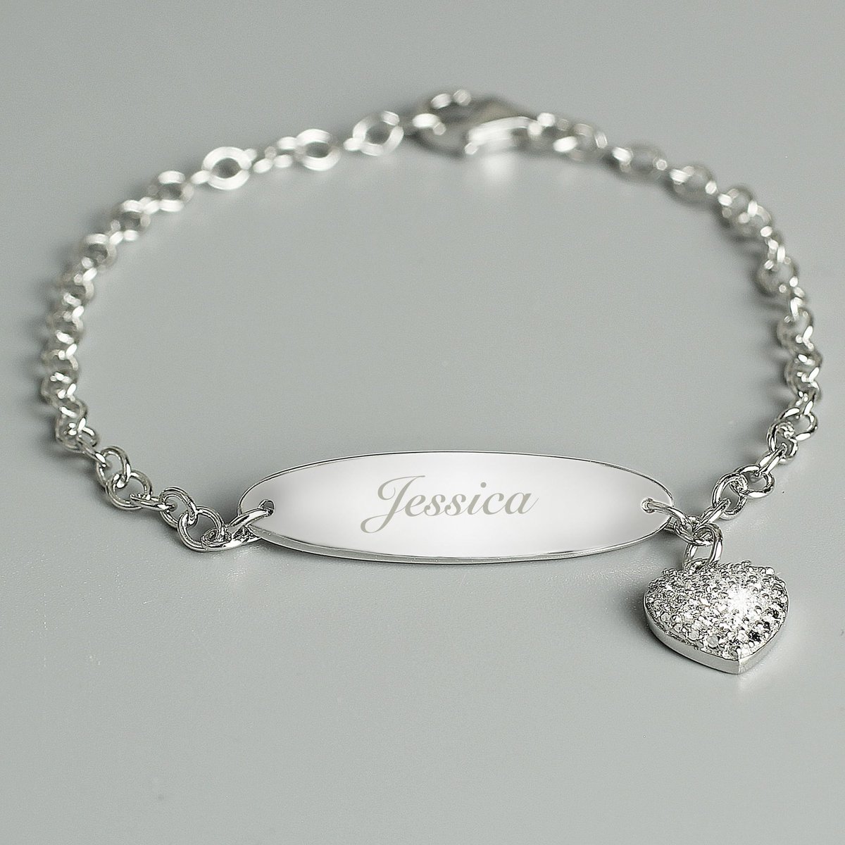 #etsy shop: Personalised Children’s Sterling Silver and Cubic Zirconia Bracelet #girls #silver #childrensbracelet #sterlingsilver #silverbangle #babybracelet #initialbracelet #bizhour #ukmade #jewellery #jewelry #silverlocket #giftsforher #giftideas  etsy.me/3Cdevdb