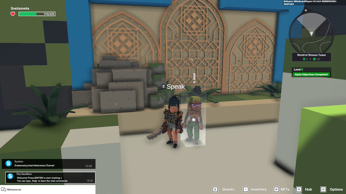 SHatalah's tweet photo. @TheSandboxGame @worldofwomennft I just participated in the #SandboxAlphaS3Giveaway for a chance to win 500 SAND! Found the hidden room in World of Women Tower, check out my screenshot below!
👇 https://t.co/dFmkkAjJyQ