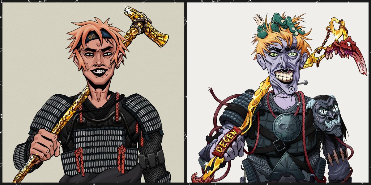 Golden Cane Demon 😈
with High defence.. 🛡 
What's next? ___Golden Robe? 
<a href="/DojenCommunity/">Degen Dojo Community</a> <a href="/DegenDojoNFT/">Degen Dojo NFT {⛩️}</a>