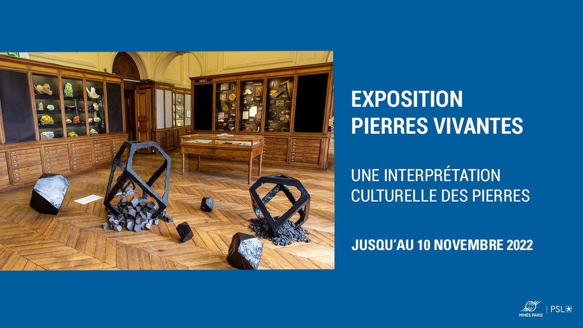Le Musée de Minéralogie <a href="/Mineralotech/">Musée de Minéralogie Mines Paris-PSL</a> vous présente une exposition artistique temporaire : "PIERRES VIVANTES - une interprétation culturelle des pierres".  Elle regroupe des œuvres d’artistes portugais et français.Jusqu’au 10 novembre 2022 buff.ly/3cKCVku <a href="/SaisonFrPt2022/">Saison France-Portugal 2022</a>