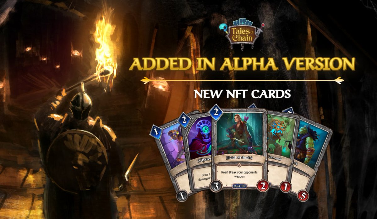 New cards in game! #cards #NFT #TALE #ALPHA #P2E #talesofchain