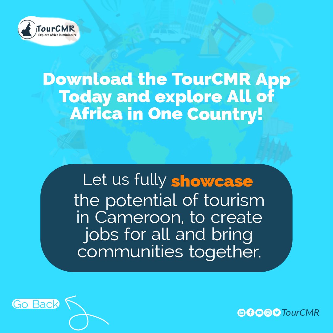TourCmrApp's tweet photo. #WorldTourismDay 
#WorldTourismDay2022 
#TourCMR https://t.co/ZPe5CMKZ12