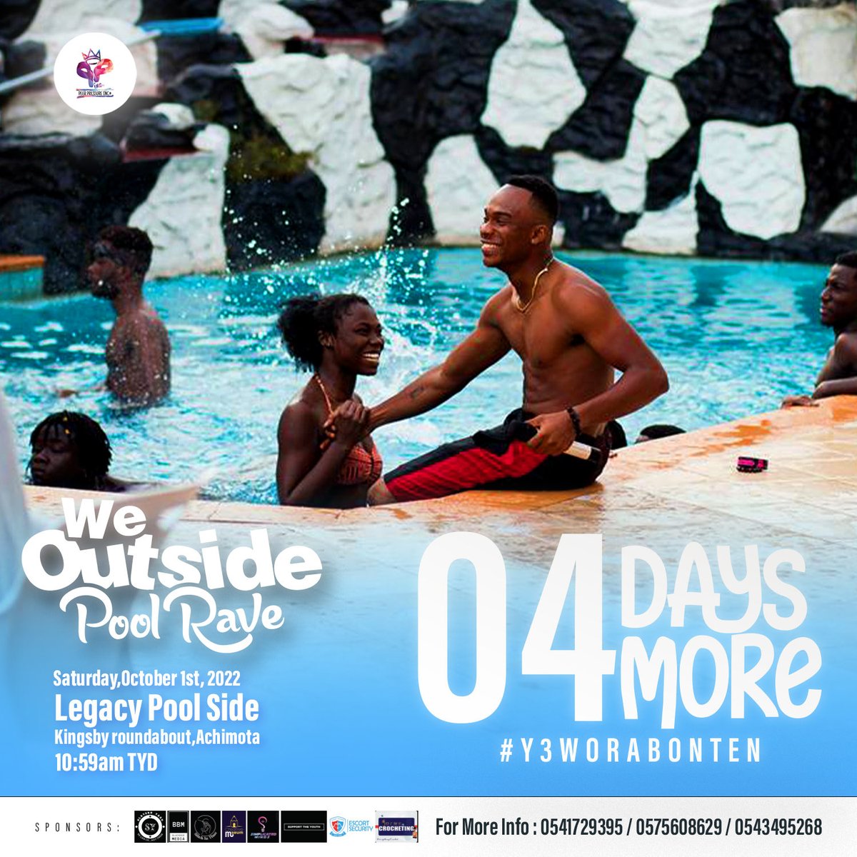 Peer_Pressure1's tweet photo. Life’s too short to hide yourself, come out by 4ce 🤗

#Y3worAbonten 💦 on October 1st, bra na y3n ravey 💃🏽🍻

#WeOutsidePoolRave #WeOutside #poolparty #pensdown #afterschool https://t.co/BTynIAtSRA