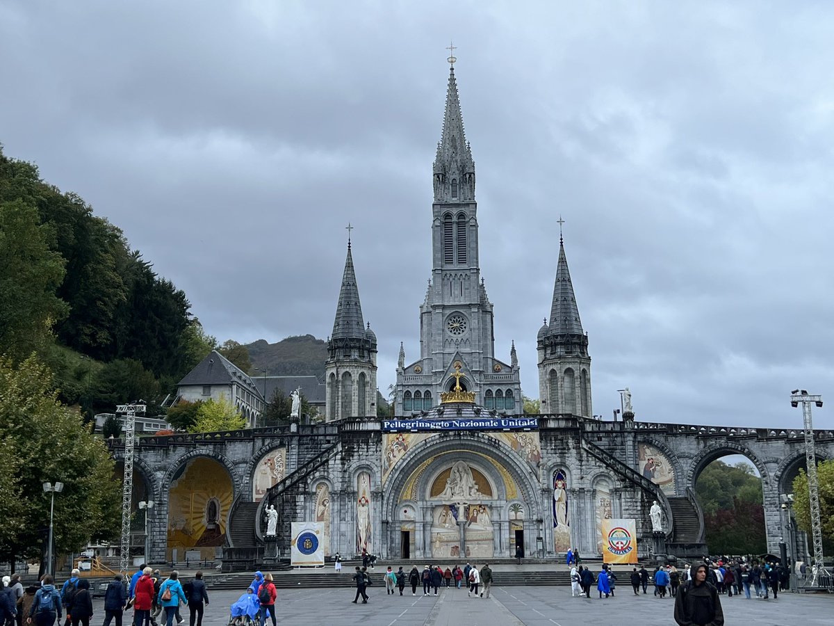 Great for ADYC to be back in Lourdes. We will keep all in the prayers. @ArchbishopEamon @MichaelRouter