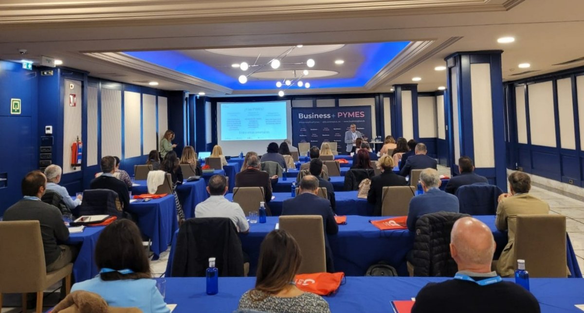 ¡Hoy estamos celebrando #BusinessPlusPymes Bilbao!🔥
El mejor contenido con los mejores expertos. 
Sigue la conversación en redes. 
<a href="/bankinplay/">Bankinplay</a> <a href="/ceempresarial/">CE Consulting</a> <a href="/CTTExpressES/">CTT Express</a> <a href="/WoltersKluwerEs/">Wolters Kluwer España</a> <a href="/microempresas/">Asoc. Microempresas</a> <a href="/_Ampea_/">AMPEA</a> <a href="/AsocArbigi/">Arbigi Enpresa</a> <a href="/Bizkaired/">Bizkaired</a>