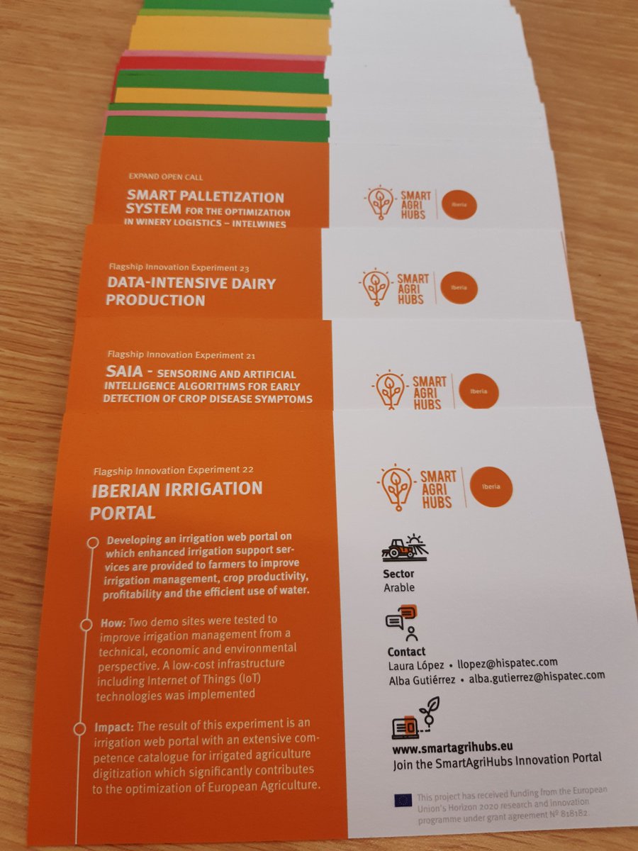 Innovation has been fostered in Iberia by 3️⃣ FIEs and 1️⃣ EXPAND open call:

💧 irrigation 🍇 winegrapes 🍾cork 🫒olive trees 🍷wines

Find out more in marketplace of #SAHFinalEvent