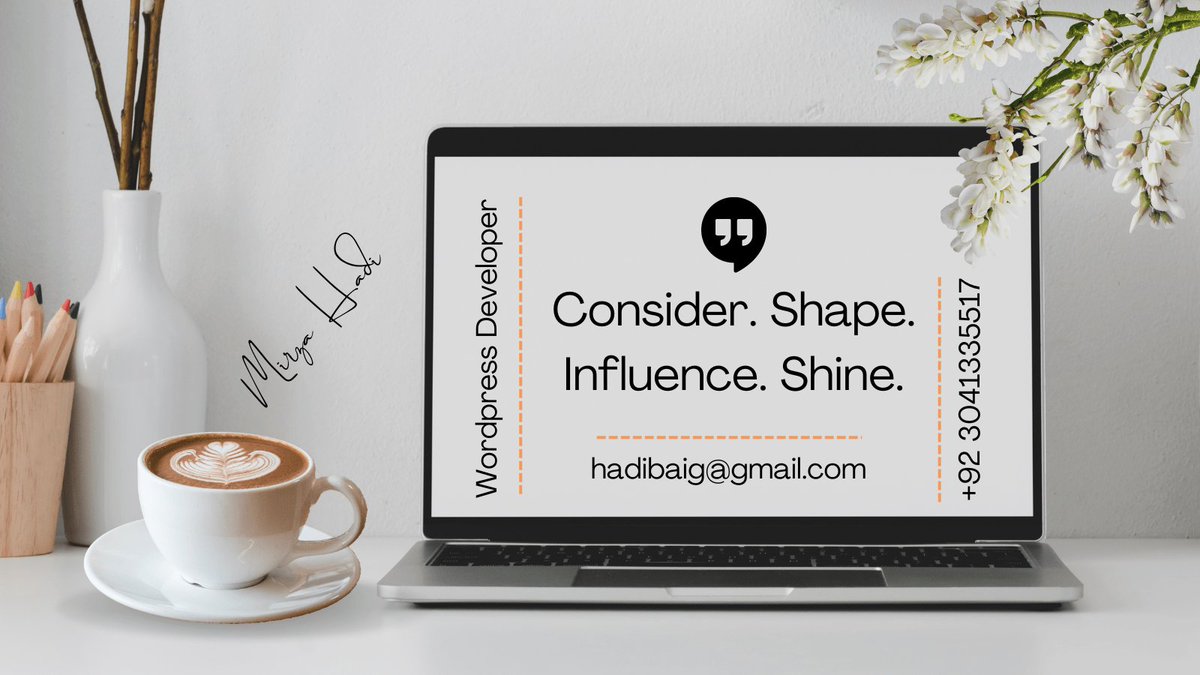 HdotMirza's tweet photo. Active online presence is most important now a days.
#wordpress #letsconnect #hishamsarwar #developers #website #webdesign #programmimg #programmers #html #css
#Shopify #ShopifyDeveloper #wordpresswebsite #wordpressdeveloper #wordpressecurity https://t.co/JXvirbPn6k