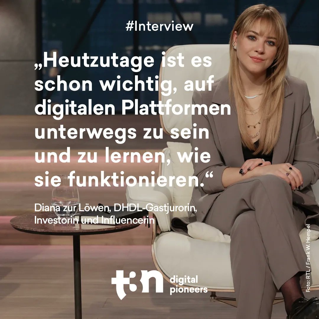 Stimmst du dem Zitat von <a href="/DianazurLoewen/">Diana zur Löwen</a> zu?

Im Gespräch erzählt sie von ihrem Know-how als #Investorin, ihren Erfahrungen bei #DHDL und welche Punkte sie bei einem #Startup überzeugen – oder abschrecken.

Mehr erfährst du in dem Interview: t3n.de/news/dhdl-gast…