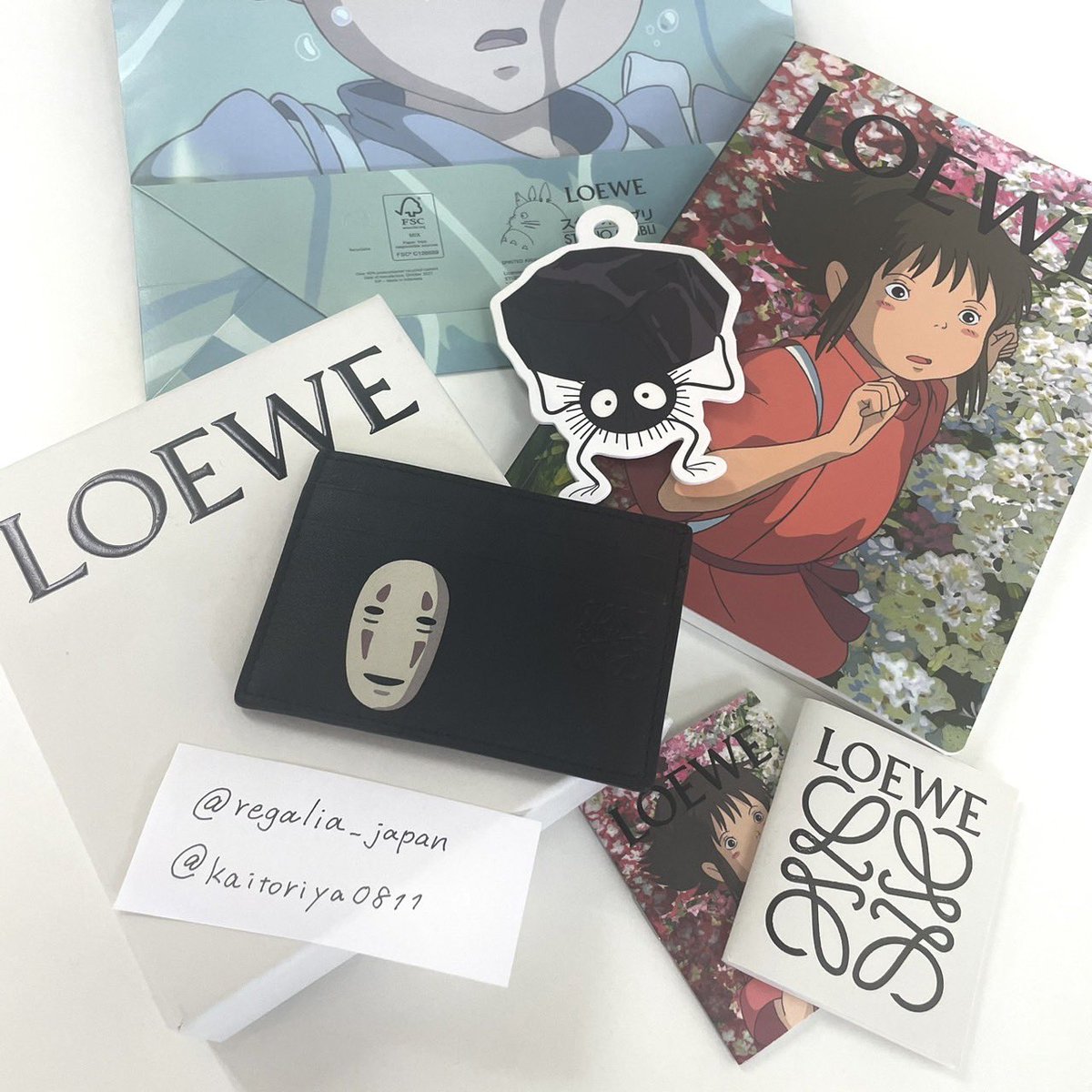 regalia_japan's tweet photo. 【🎁Regalia japan プレゼント企画🎁】

オープン1周年を記念して
入手困難⁉
︎［LOEWE カオナシカードケース］
を抽選で1名様にプレゼント致します❗️

締切は10/14（金）23時59分まで！！

皆様どしどしご応募下さい🙈

↓↓応募条件は↓↓ https://t.co/asK4m6aVS7