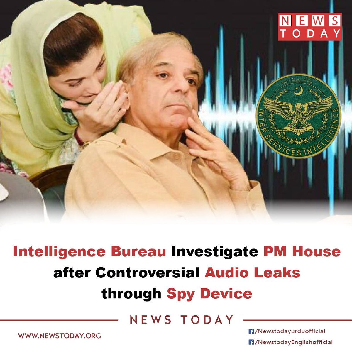 newstoday_org's tweet photo. More audio recordings of discussions in the Prime Minister's Office have leaked online, increasing concerns about the PMO's cyber security.
Read More:
https://t.co/5efzkOeGri
#newstoday #intelligenceBureau #PMHouse #AudioLeaks #Spydevice #callleaks #cybersecurity #latestnews https://t.co/dETccRx4Bd
