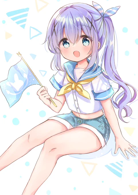 マリン服のチノちゃん #gochiusa 