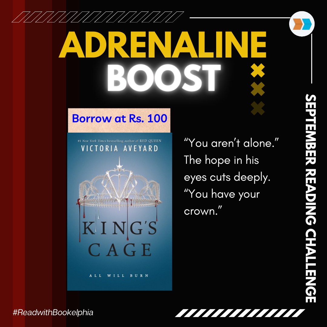bookelphia's tweet photo. Book 12 of the September #ReadingChallenge
Borrow on https://t.co/VHodMxQT5G
#readwithbookelphia #VictoriaAveyard #Adrenaline #Action #Adventure #Kingscage #Booktwitter #booktwt #Intrigue #royalty #Epic #TBR #Booklist #library #readinglist #quotes #bookstagram #bookshelf https://t.co/ml82ivumBo