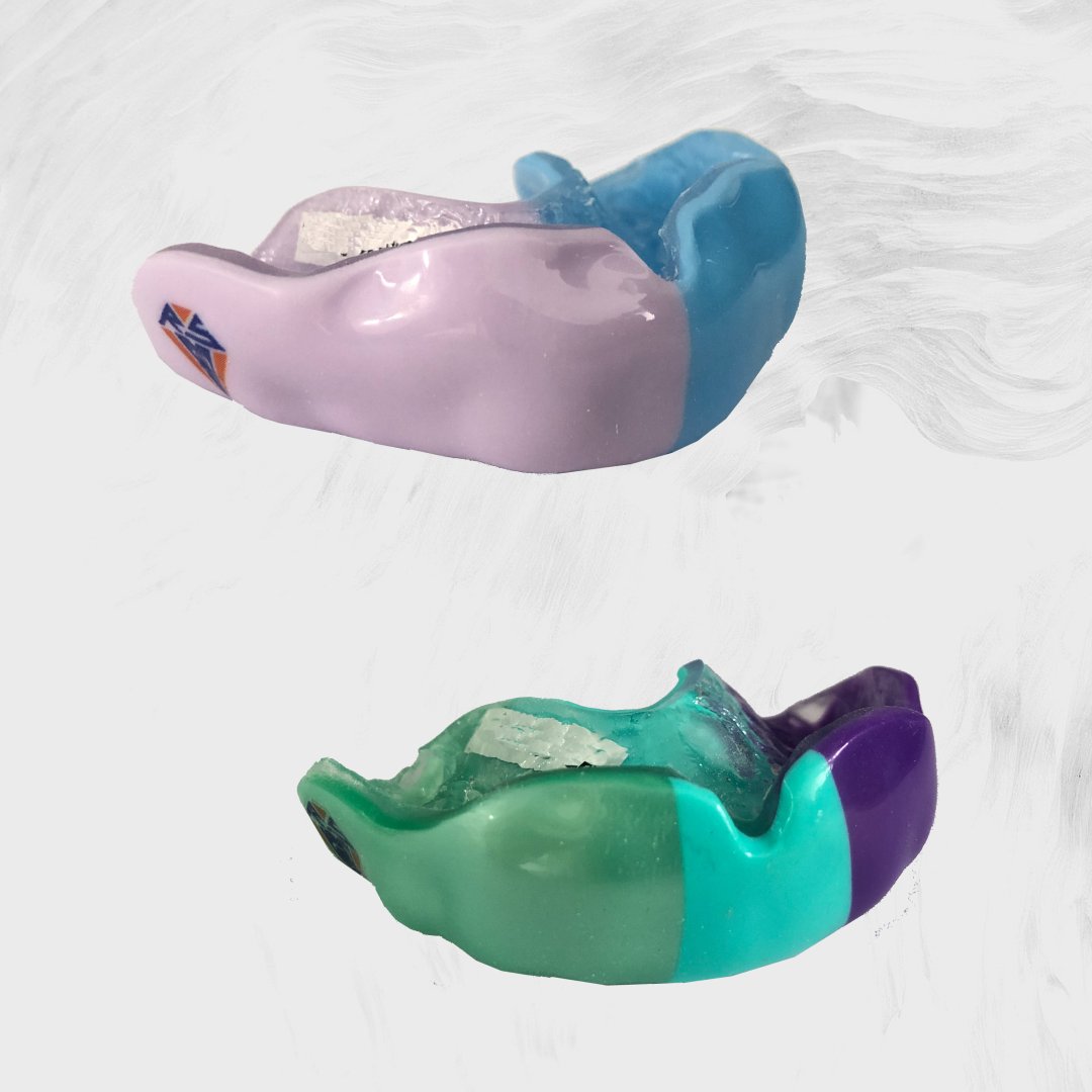 A selection of this year's custom made mouthguards. We always enjoy seeing which colours and combinations are chosen. This year 'shrimp' proved a popular choice!
<a href="/ArdenDentec/">Arden Dentec</a>