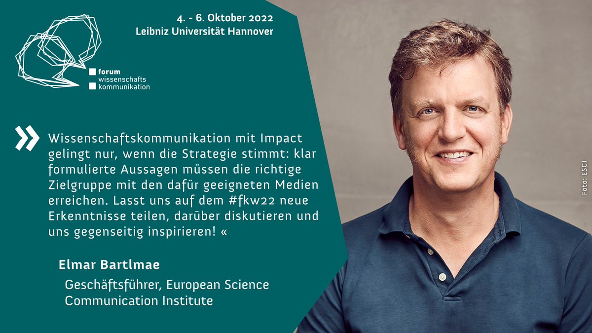 wissimdialog's tweet photo. Wir freuen uns, dass das European Science Communication Institute @SciComms Aussteller beim #fwk22 ist. Wie @ebartlmae freuen wir uns darauf, mit euch #Wisskomm weiter zu denken. Wir sehen uns nächste Woche in #Hannover!
https://t.co/0PNy3zQ9qi
#SciComms #HorizonEU #H2020 https://t.co/Ne6SbMy3o1