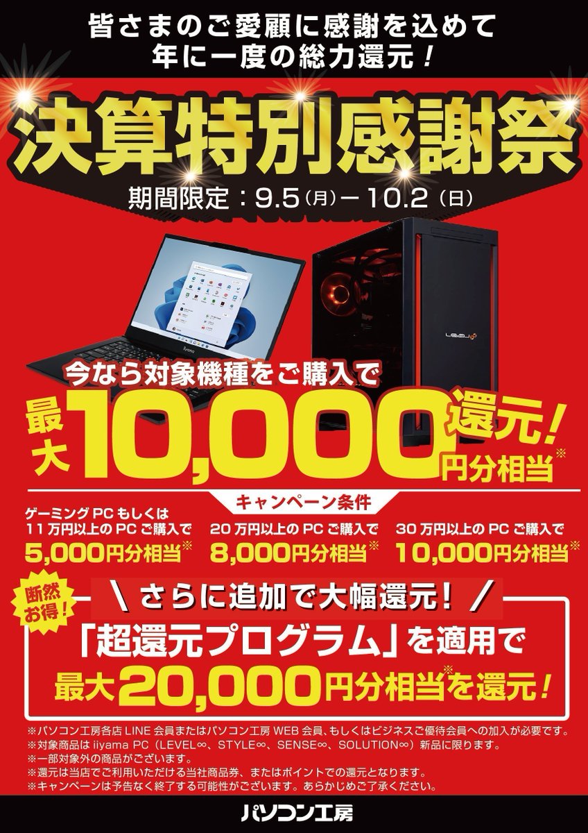 パソコン工房　商品券　8,000円分