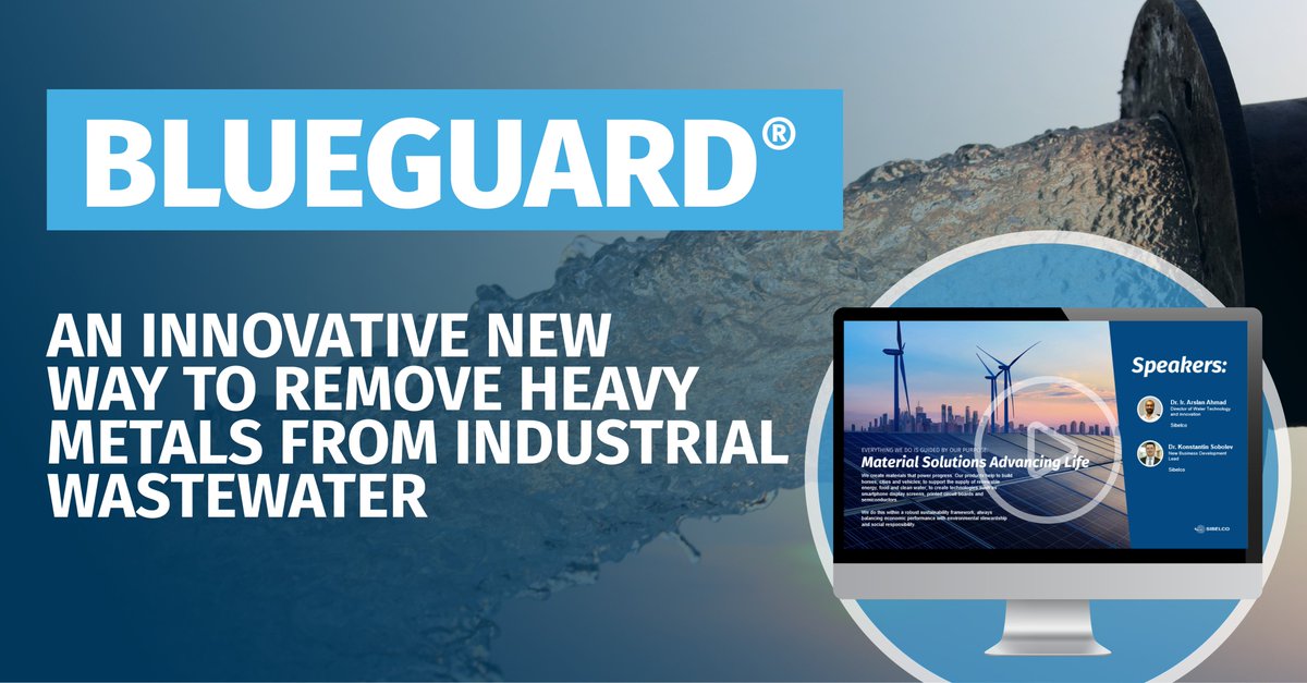 sibelcogroup's tweet photo. Watch our wastewater treatment webinar on demand. In this webinar, we share real-world customer case studies and insights demonstrating the transformative impact of #BLUEGUARD® on #wastewatertreatment. Full recording and presentation slides now available: https://t.co/cGGSTd5hll https://t.co/oiHhsPpCiA