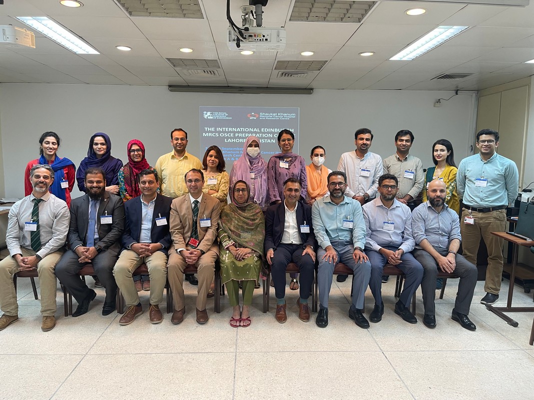 SKMCH's tweet photo. The Edinburgh international MRCS OSCE preparation course was successfully conducted at SKMCH&RC Lahore from 24-25 September, 2022.
We look forward to welcoming the Royal College teams for the MRCS OSCE exam at SKMCH&RC on November 19th-20th, 2022.
#MRCS #OSCEprep #SKMCH https://t.co/PGE0RZvkkA