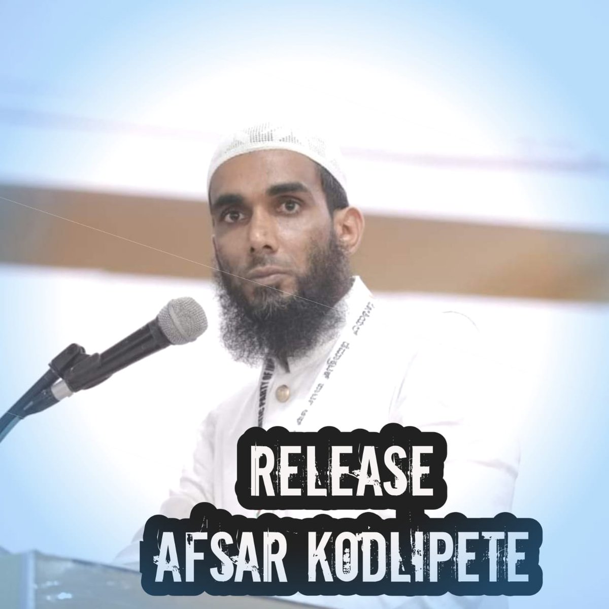 ByariToufique's tweet photo. This Arrest is unconstitutional.#ReleaseAfsarKodlipete https://t.co/C3j3k2LxKa
