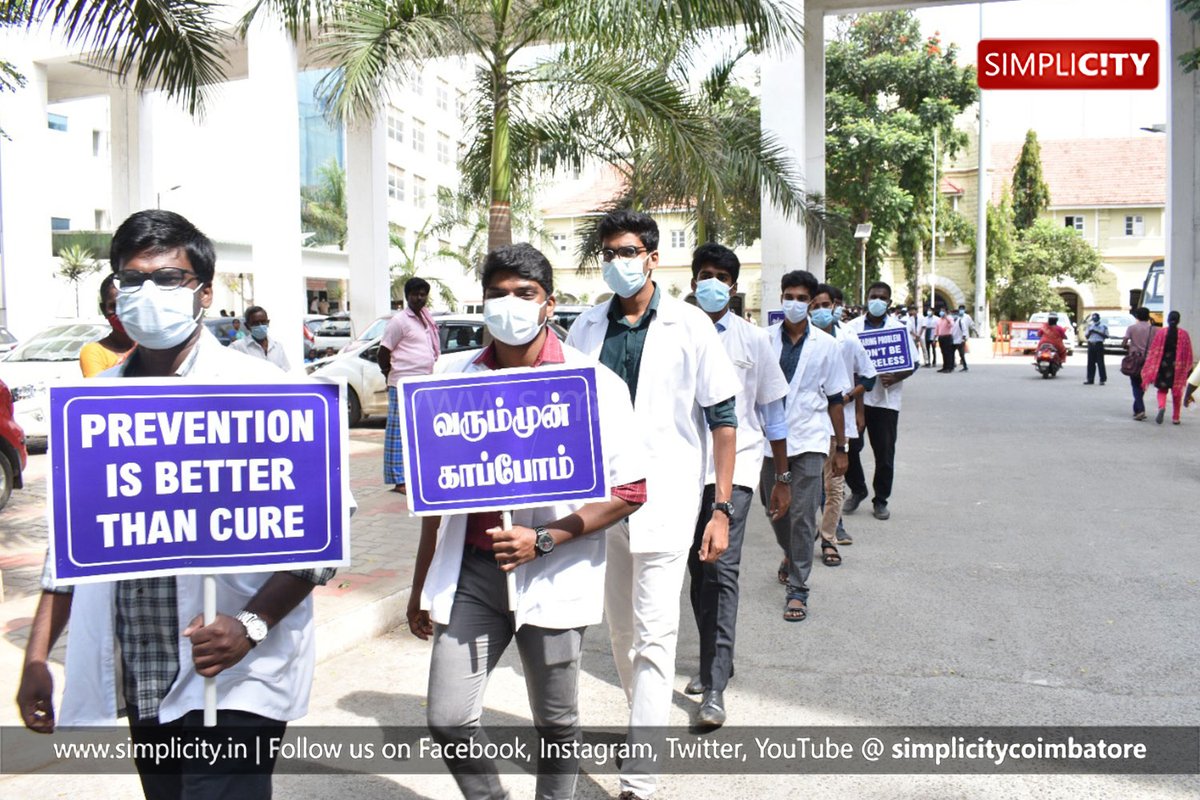 #photostory
World Deaf day 2022: Dean Dr. Nirmala flags off awareness rally aimed at creating awareness on building inclusive communities for all; students and nurses take part. 

#Location: Coimbatore GH