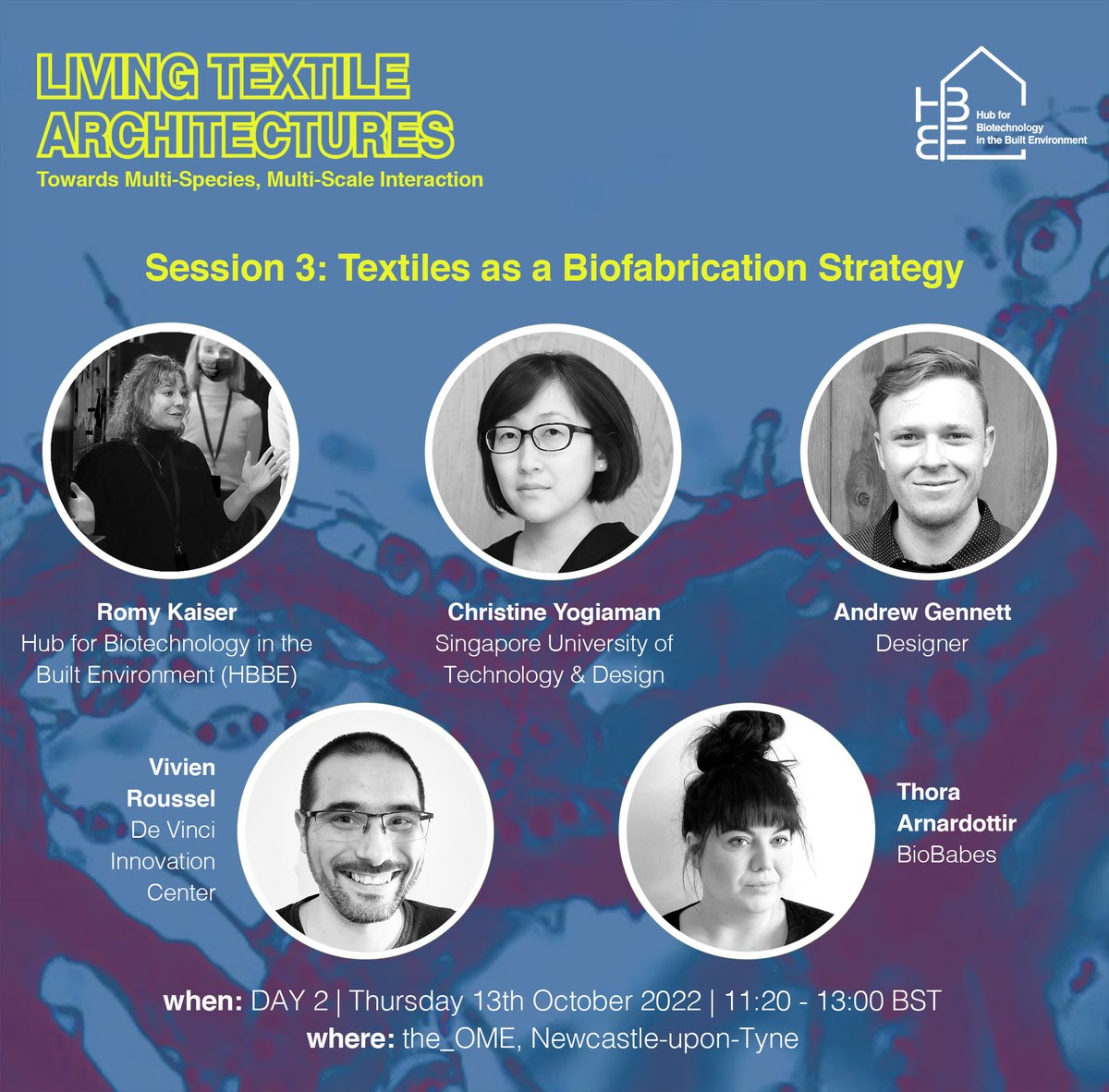 Hub for Biotechnology in the Built Environment tweet media