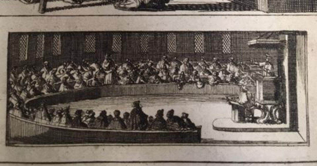 Vandaag is het de officiële start van het nieuwe academiejaar!
Veel succes aan al onze studenten !👨‍🎓👩‍🎓

Afbeelding van een aula in: Casper van Baarle. Oratiën en Blijde Inkomst van Maria de Medicis. Amsterdam: Baltes Boekholt, 1689.

#uantwerpen #uantwerp #universityofantwerp