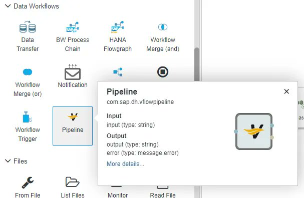 MichalMajerSAP's tweet photo. My first public operator for #SAP #Data #Intelligence. Missing puzzle for orchestrating graphs. Now, running the (sub) graph for graph should be easier for everyone. Check out my new blog! 
https://t.co/rLyPLkE8NR https://t.co/ZKFAwMyYMP