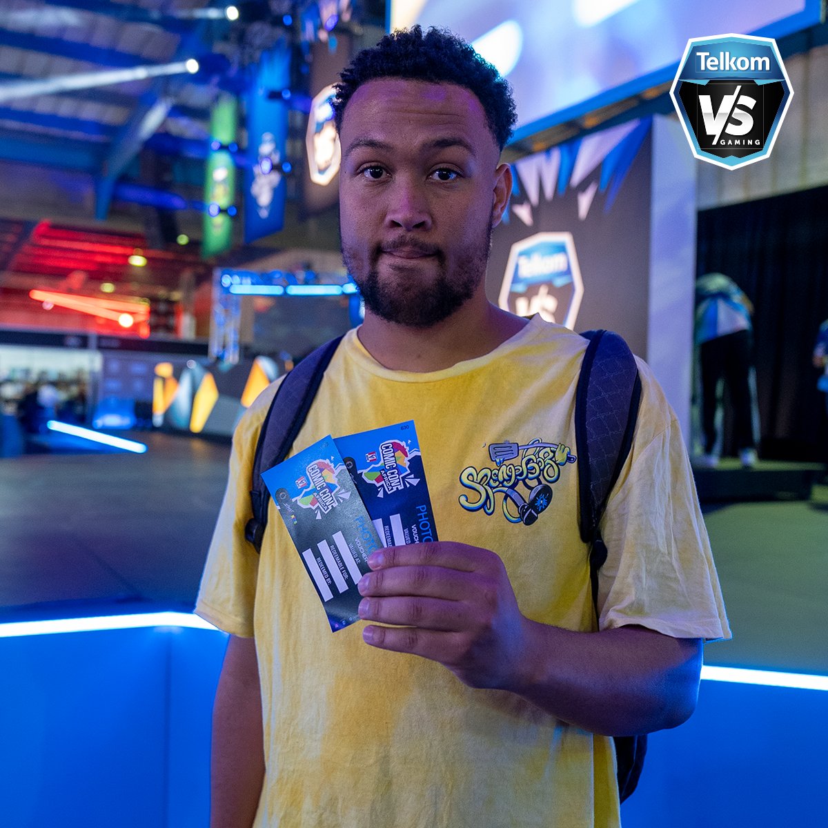 TelkomONE's tweet photo. What an EPIC experience! Thank you @ComicConAfrica for bringing such an incredible event to life once again! Check out some of our winners below. We hope you're enjoying endless entertainment on our #TelkomONE platform. ๐๐ #TelkomXComicCon #ONEHero https://t.co/59OF0D9PwJ
