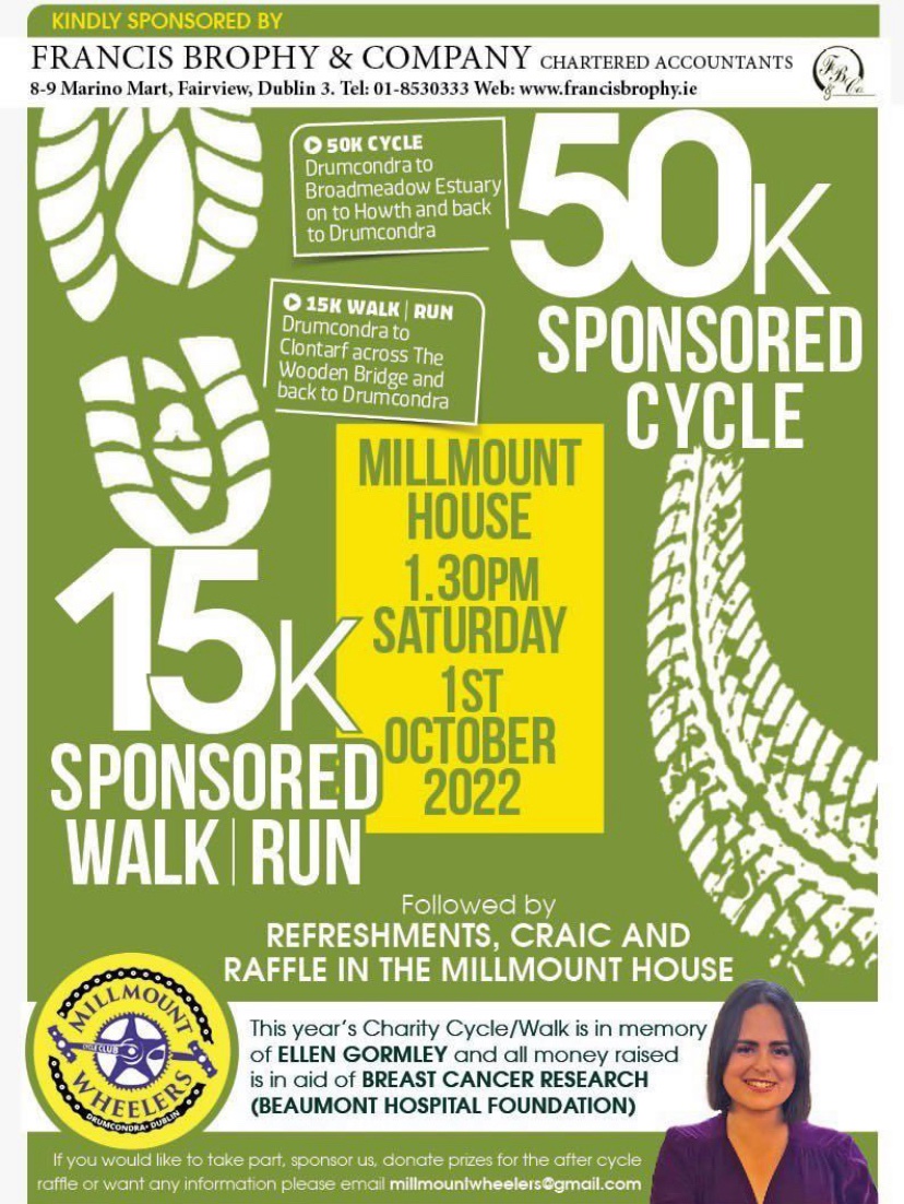 PaulGormley2's tweet photo. Walk/Cycle/Run Saturday in memory of our darling daughter and sister Ellen, all funds raised in aid of Breast Cancer Research,Beaumont Hospital Foundation. https://t.co/r3jy8TU1FI