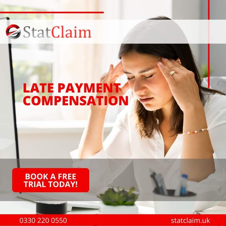 Always chasing late payments from commercial customers?

You are owed compensation for all invoices paid late going back six years from commercial customers 

Statclaim.uk help small business'es to recover what's yours in a simple 3 week process 

0330 220 0550