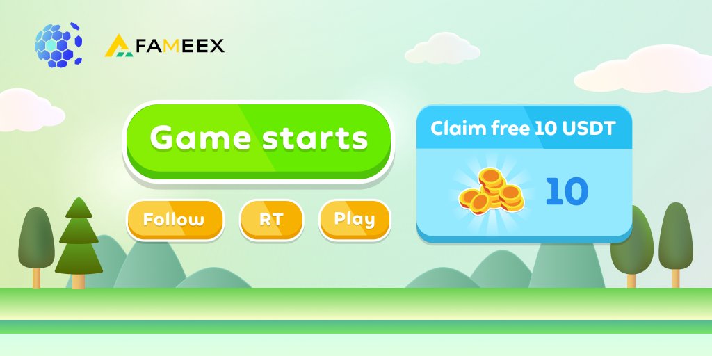 FameEXGlobal's tweet photo. 🎮Game Starts! Claim Free 10 USDT!

🎰Follow @FAMEEXGLOBAL &amp; @GenesisUnivers 
🕹️RT and tag 3 friends.
🎲Finish to earn: https://t.co/Yxevw7LZVi
🎁100 lucky winners will be picked on Oct 8.
#Giveaway #Airdrops #GameFi https://t.co/PintGisNcE